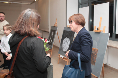 Otwarcie wystawy poświęconej Kazimierzowi i Jerzemu Żebrowskim, Żołnierzom Wyklętym – Warszawa, 12 marca – 7 kwietnia 2018. Fot. P. Życieński (IPN)