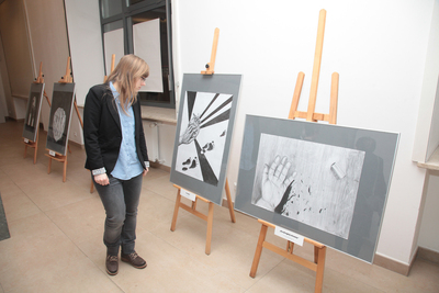 Otwarcie wystawy poświęconej Kazimierzowi i Jerzemu Żebrowskim, Żołnierzom Wyklętym – Warszawa, 12 marca – 7 kwietnia 2018. Fot. P. Życieński (IPN)