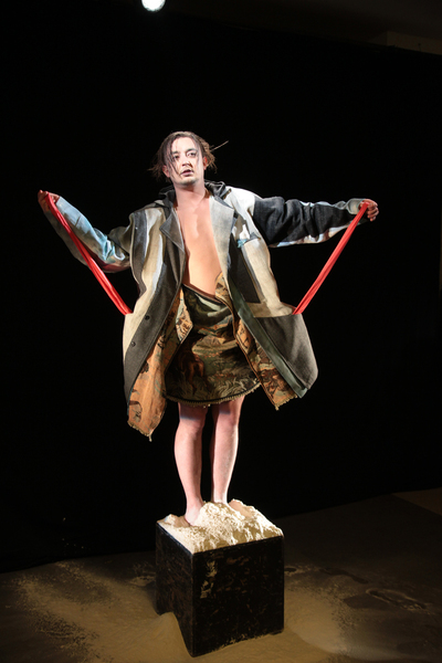 Monodram Mateusza Nowaka „Żertwa” – Warszawa, 9 marca 2018. Fot. Piotr Życieński (IPN)