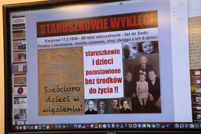 Wykład Bożysławy Robertson – Warszawa, 9 marca 2018. Fot. Piotr Życieński (IPN)