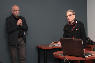 Wykład Bożysławy Robertson – Warszawa, 9 marca 2018. Fot. Piotr Życieński (IPN)