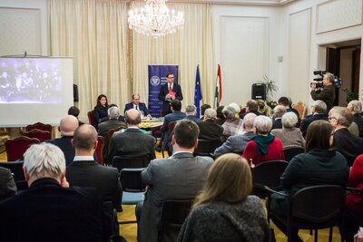 Dyskusja wokół publikacji Andrása Horyego „Martwa Placówka...” – Warszawa, 13 marca 2018. Fot. Sławomir Kasper (IPN)