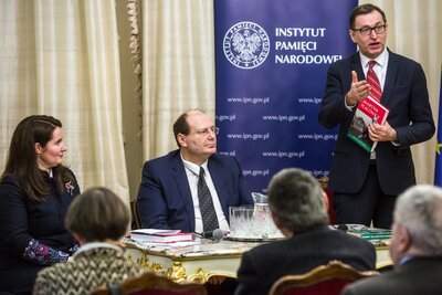 Dyskusja wokół publikacji Andrása Horyego „Martwa Placówka...” – Warszawa, 13 marca 2018. Fot. Sławomir Kasper (IPN)