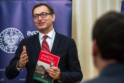 Dyskusja wokół publikacji Andrása Horyego „Martwa Placówka...” – Warszawa, 13 marca 2018. Fot. Sławomir Kasper (IPN)