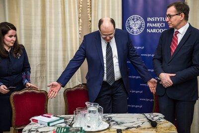 Dyskusja wokół publikacji Andrása Horyego „Martwa Placówka...” – Warszawa, 13 marca 2018. Fot. Sławomir Kasper (IPN)