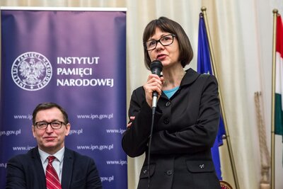 Dyskusja wokół publikacji Andrása Horyego „Martwa Placówka...” – Warszawa, 13 marca 2018. Fot. Sławomir Kasper (IPN)