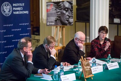 Promocja książki „Obława augustowska 1945. Okoliczności i ofiary w dokumentach archiwalnych". Fot. Sławek Kasper (IPN)