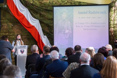 Rozstrzygnięcie VI edycji konkursu „Żołnierze Wyklęci. Walka o pamięć i cześć” – Grójec, 19 marca 2018. Fot. Sławek Kasper (IPN)