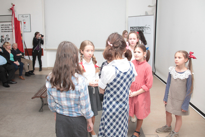 Spektakl „Córki bandyty” poświęcony Żołnierzom Wyklętym – Warszawa, 14 marca 2018. Fot. Piotr Życieński (IPN)