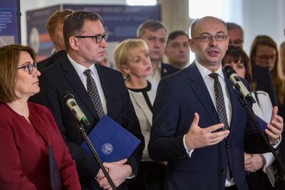 Otwarcie wystawy IPN „»Żegota« – Rada Pomocy Żydom” w Sejmie – 20 marca 2018. Fot. Sławek Kasper (IPN)