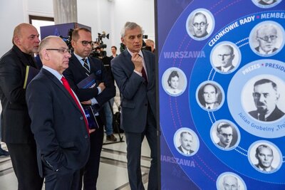 Otwarcie wystawy IPN „»Żegota« – Rada Pomocy Żydom” w Sejmie – 20 marca 2018. Fot. Sławek Kasper (IPN)