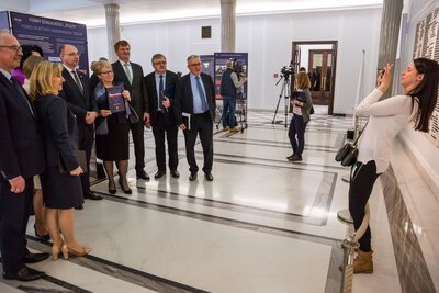 Otwarcie wystawy IPN „»Żegota« – Rada Pomocy Żydom” w Sejmie – 20 marca 2018. Fot. Sławek Kasper (IPN)