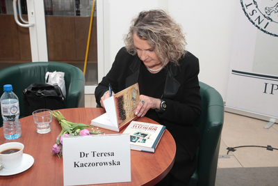 Promocja książki Teresy Kaczorowskiej „Dziewczyny Obławy Augustowskiej”. Fot. Piotr Życieński (IPN)