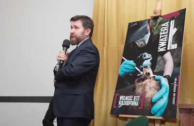 Promocja książki „Kwatera Ł. Wolność jest kuloodporna” na Rakowieckiej. Fot. Piotr Życieński (IPN)