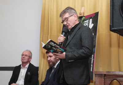 Promocja książki „Kwatera Ł. Wolność jest kuloodporna” na Rakowieckiej. Fot. Piotr Życieński (IPN)