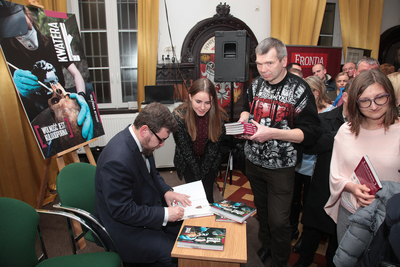 Promocja książki „Kwatera Ł. Wolność jest kuloodporna” na Rakowieckiej. Fot. Piotr Życieński (IPN)