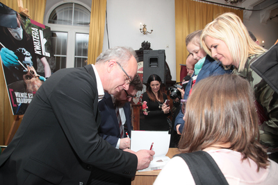 Promocja książki „Kwatera Ł. Wolność jest kuloodporna” na Rakowieckiej. Fot. Piotr Życieński (IPN)