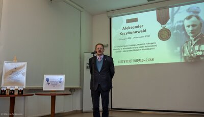 Prezentacja spotu IPN promującego konkurs „Niezwyciężeni 1918–2018. Pokolenia Niepodległej” – 21 marca 2018. Fot. Marcin Jurkiewicz (IPN)