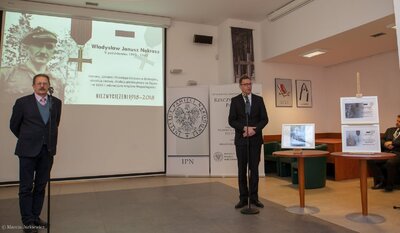 Prezentacja spotu IPN promującego konkurs „Niezwyciężeni 1918–2018. Pokolenia Niepodległej” – 21 marca 2018. Fot. Marcin Jurkiewicz (IPN)