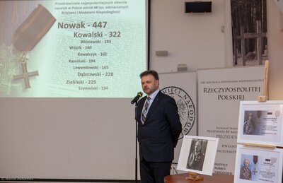 Prezentacja spotu IPN promującego konkurs „Niezwyciężeni 1918–2018. Pokolenia Niepodległej” – 21 marca 2018. Fot. Marcin Jurkiewicz (IPN)