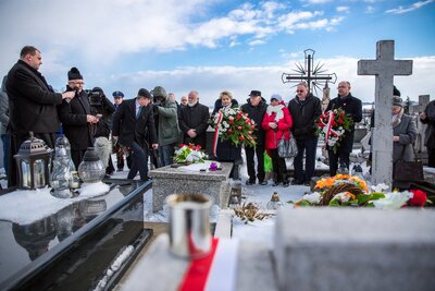 Sympozjum „Słudzy Boży Józef i Wiktoria Ulmowie z dziećmi – świadkowie wiary” – Markowa, 21 marca 2018. Fot. Sławek Kasper (IPN)