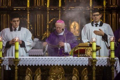 Sympozjum „Słudzy Boży Józef i Wiktoria Ulmowie z dziećmi – świadkowie wiary” – Markowa, 21 marca 2018. Fot. Sławek Kasper (IPN)