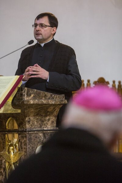 Sympozjum „Słudzy Boży Józef i Wiktoria Ulmowie z dziećmi – świadkowie wiary” – Markowa, 21 marca 2018. Fot. Sławek Kasper (IPN)