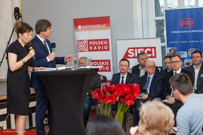 Gala Nagród Stowarzyszenia Dziennikarzy Polskich – Warszawa, 21 marca 2018. Fot. Marcin Jurkiewicz (IPN) #1