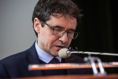 Sympozjum „Słudzy Boży Józef i Wiktoria Ulmowie z dziećmi – świadkowie wiary” – Przemyśl, 22 marca 2018. Fot. Sławek Kasper (IPN)