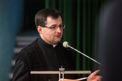 Sympozjum „Słudzy Boży Józef i Wiktoria Ulmowie z dziećmi – świadkowie wiary” – Przemyśl, 22 marca 2018. Fot. Sławek Kasper (IPN)