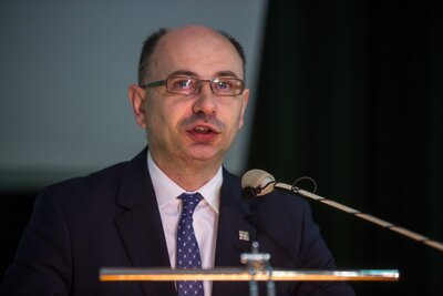 Sympozjum „Słudzy Boży Józef i Wiktoria Ulmowie z dziećmi – świadkowie wiary” – Przemyśl, 22 marca 2018. Fot. Sławek Kasper (IPN)