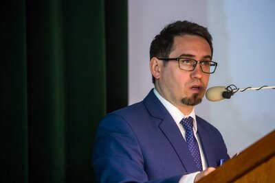 Sympozjum „Słudzy Boży Józef i Wiktoria Ulmowie z dziećmi – świadkowie wiary” – Przemyśl, 22 marca 2018. Fot. Sławek Kasper (IPN)