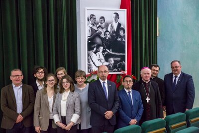 Sympozjum „Słudzy Boży Józef i Wiktoria Ulmowie z dziećmi – świadkowie wiary” – Przemyśl, 22 marca 2018. Fot. Sławek Kasper (IPN)