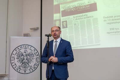 Prezentacja spotu i inicjatyw edukacyjnych IPN – 23 marca 2018. Fot. Marcin Jurkiewicz (IPN)