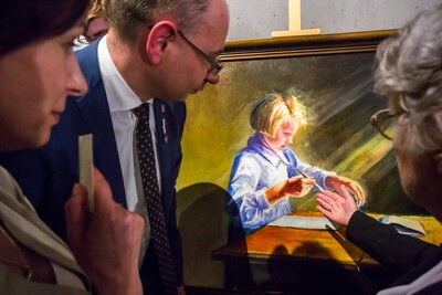 Uroczystości Narodowego Dnia Pamięci Polaków ratujących Żydów w Markowej – 24 marca 2018. Fot. Sławek Kasper (IPN)