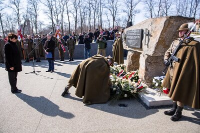 Uroczystości Narodowego Dnia Pamięci Polaków ratujących Żydów w Markowej – 24 marca 2018. Fot. Sławek Kasper (IPN)
