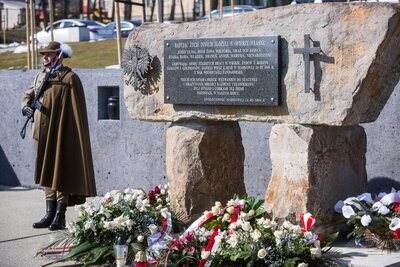 Uroczystości Narodowego Dnia Pamięci Polaków ratujących Żydów w Markowej – 24 marca 2018. Fot. Sławek Kasper (IPN)