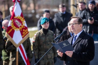 Uroczystości Narodowego Dnia Pamięci Polaków ratujących Żydów w Markowej – 24 marca 2018. Fot. Sławek Kasper (IPN)