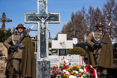 Uroczystości Narodowego Dnia Pamięci Polaków ratujących Żydów w Markowej – 24 marca 2018. Fot. Sławek Kasper (IPN)