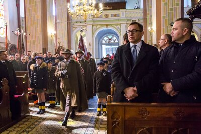 Uroczystości Narodowego Dnia Pamięci Polaków ratujących Żydów w Markowej – 24 marca 2018. Fot. Sławek Kasper (IPN)