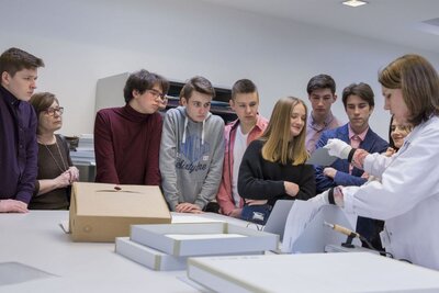 Uczniowie Liceum Ogólnokształcącego im. Polskiej Macierzy Szkolnej w Mińsku Mazowieckim w Archiwum IPN – 23 i 26 marca 2018