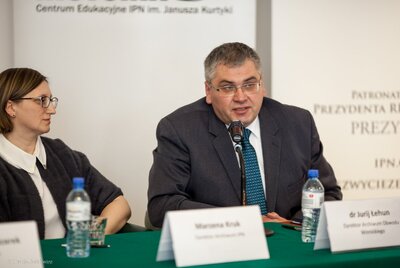 Podpisanie umów o współpracy z Państwowymi Archiwami Obwodowymi w Odessie, Winnicy i Chmielnickim – Warszawa, 26 marca 2018. Fot. Marcin Jurkiewicz (IPN)