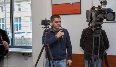 Podpisanie umów o współpracy z Państwowymi Archiwami Obwodowymi w Odessie, Winnicy i Chmielnickim – Warszawa, 26 marca 2018. Fot. Marcin Jurkiewicz (IPN)