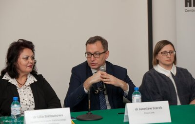 Podpisanie umów o współpracy z Państwowymi Archiwami Obwodowymi w Odessie, Winnicy i Chmielnickim – Warszawa, 26 marca 2018. Fot. Marcin Jurkiewicz (IPN)