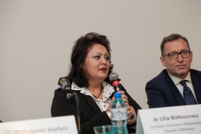 Podpisanie umów o współpracy z Państwowymi Archiwami Obwodowymi w Odessie, Winnicy i Chmielnickim – Warszawa, 26 marca 2018. Fot. Marcin Jurkiewicz (IPN)