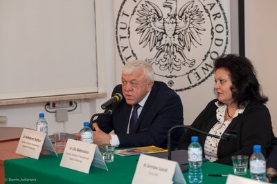 Podpisanie umów o współpracy z Państwowymi Archiwami Obwodowymi w Odessie, Winnicy i Chmielnickim – Warszawa, 26 marca 2018. Fot. Marcin Jurkiewicz (IPN)