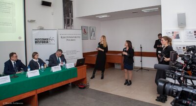 Podpisanie umów o współpracy z Państwowymi Archiwami Obwodowymi w Odessie, Winnicy i Chmielnickim – Warszawa, 26 marca 2018. Fot. Marcin Jurkiewicz (IPN)