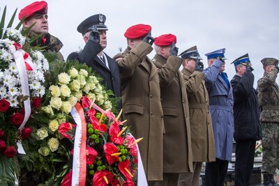 Obchody Narodowego Dnia Pamięci Polaków ratujących Żydów pod okupacją niemiecką w Mińsku Maz. – 27 marca 2018. Fot. Sławek Kasper (IPN)