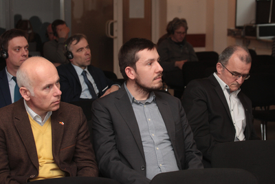 Wykład prof. Winfrieda Nerdingera „Architektura narodowego socjalizmu w Niemczech” – 27 marca 2018. Fot. Piotr Życieński (IPN)