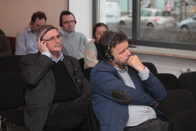 Wykład prof. Winfrieda Nerdingera „Architektura narodowego socjalizmu w Niemczech” – 27 marca 2018. Fot. Piotr Życieński (IPN)